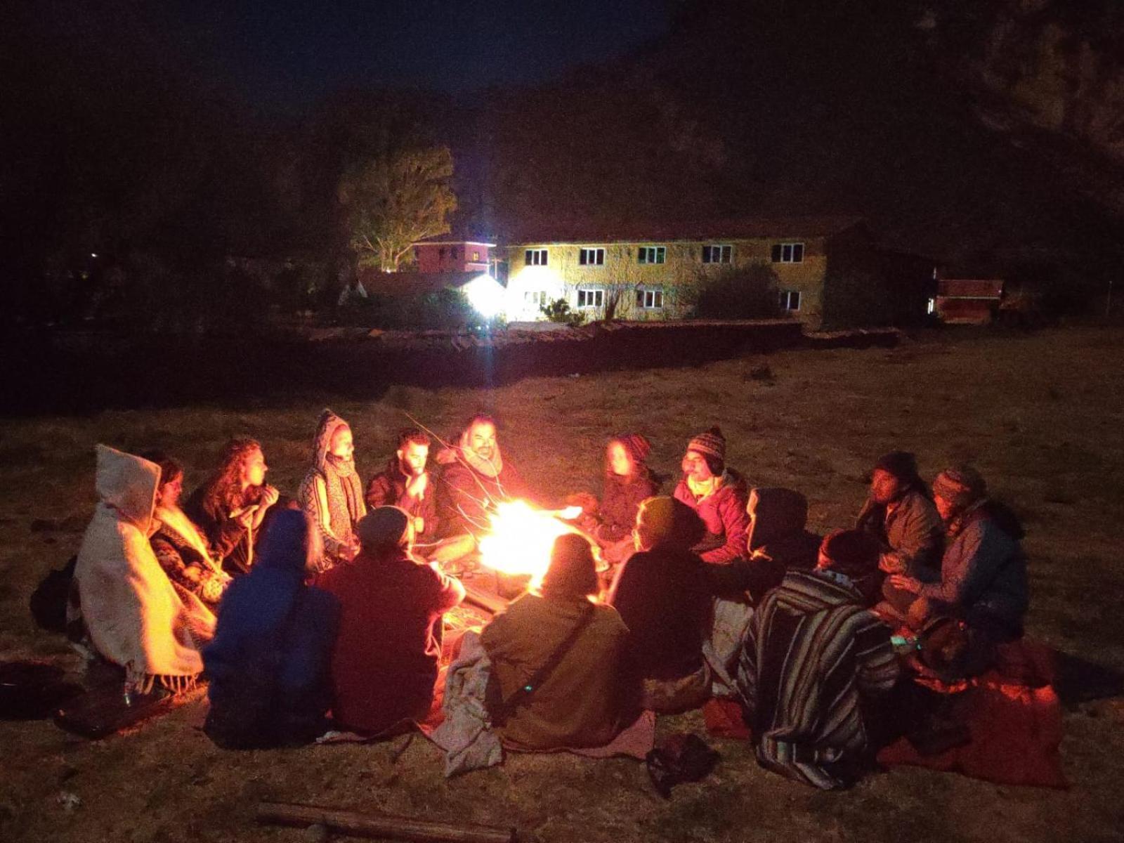 Intihuatana Hostel Pisac Bagian luar foto